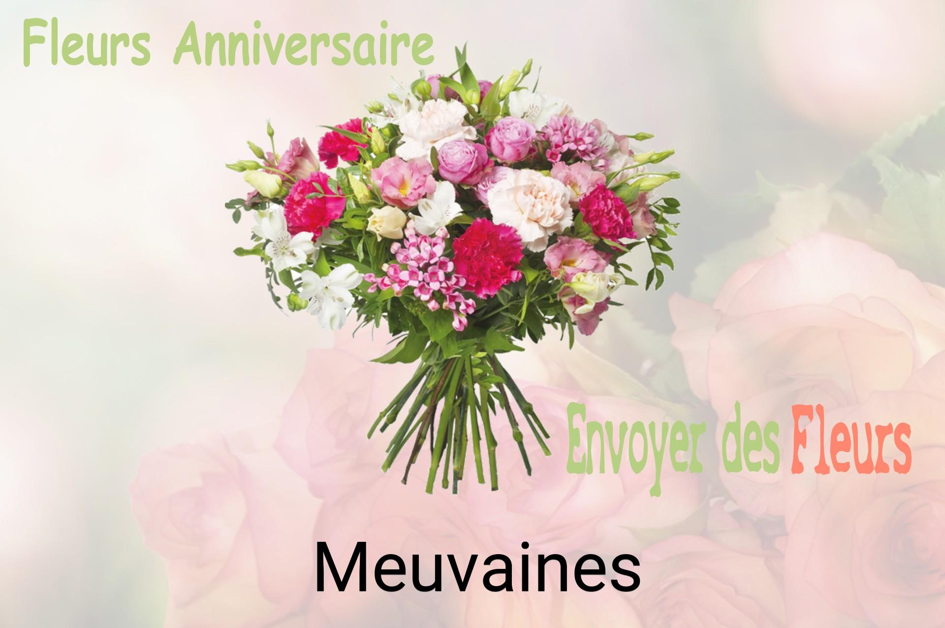 Bouquet de fleurs d’anniversaire livré à Meuvaines